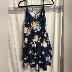 Beautiful navy floral dress!